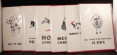 Mixed pack of 6 Christmas cards